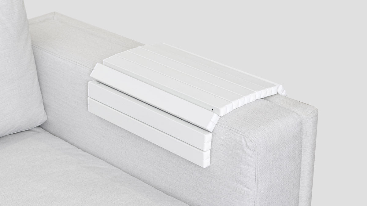 Aluminium Slat Tray White