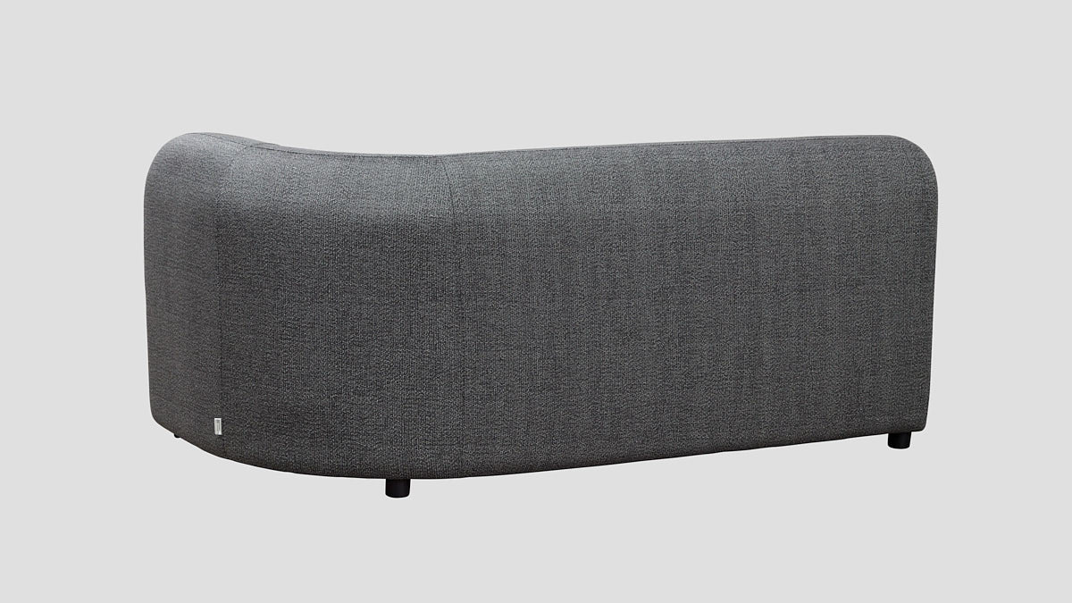 modular outdoor sofa section rear view