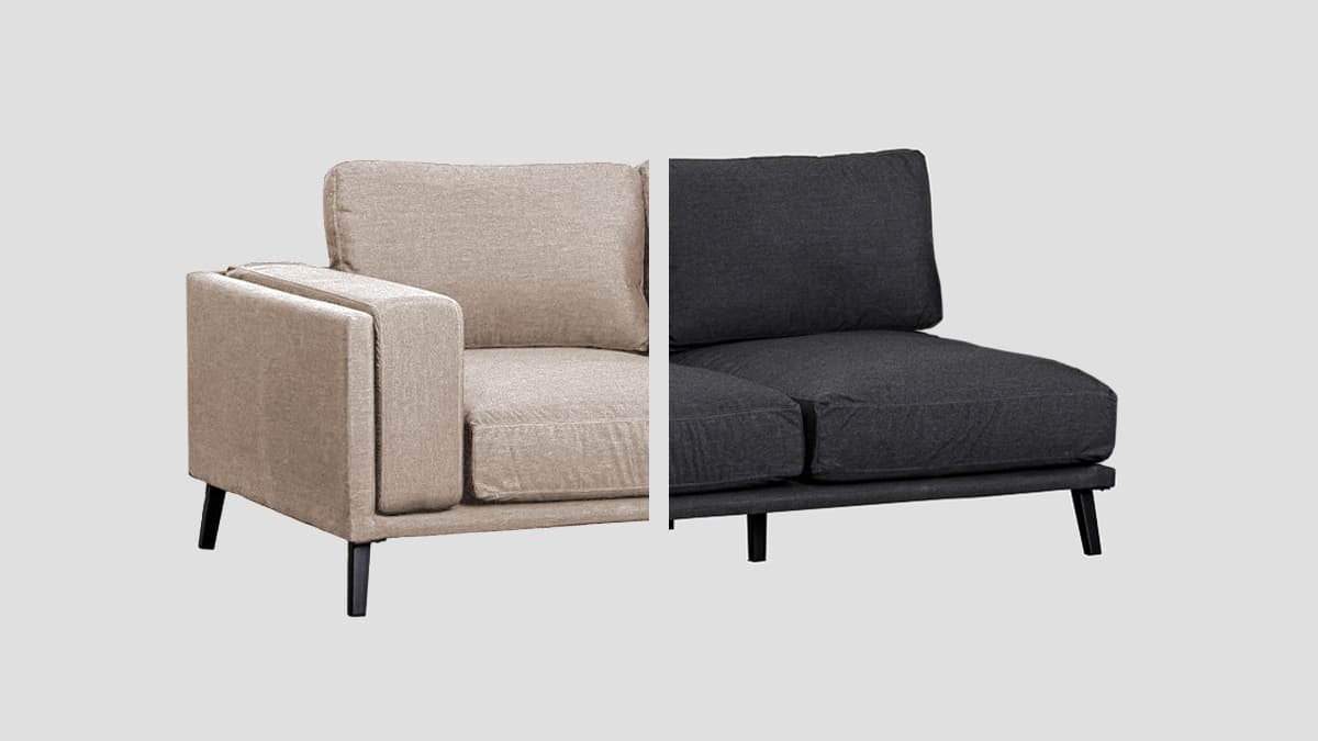 modular outdoor sofa section