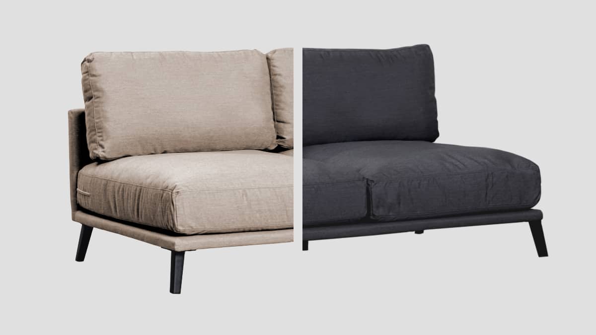 modular outdoor sofa section