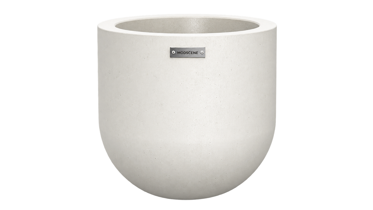 Lisbon 400 Planter — Lisbon400 Bone, 400 x 400 x 400 mm