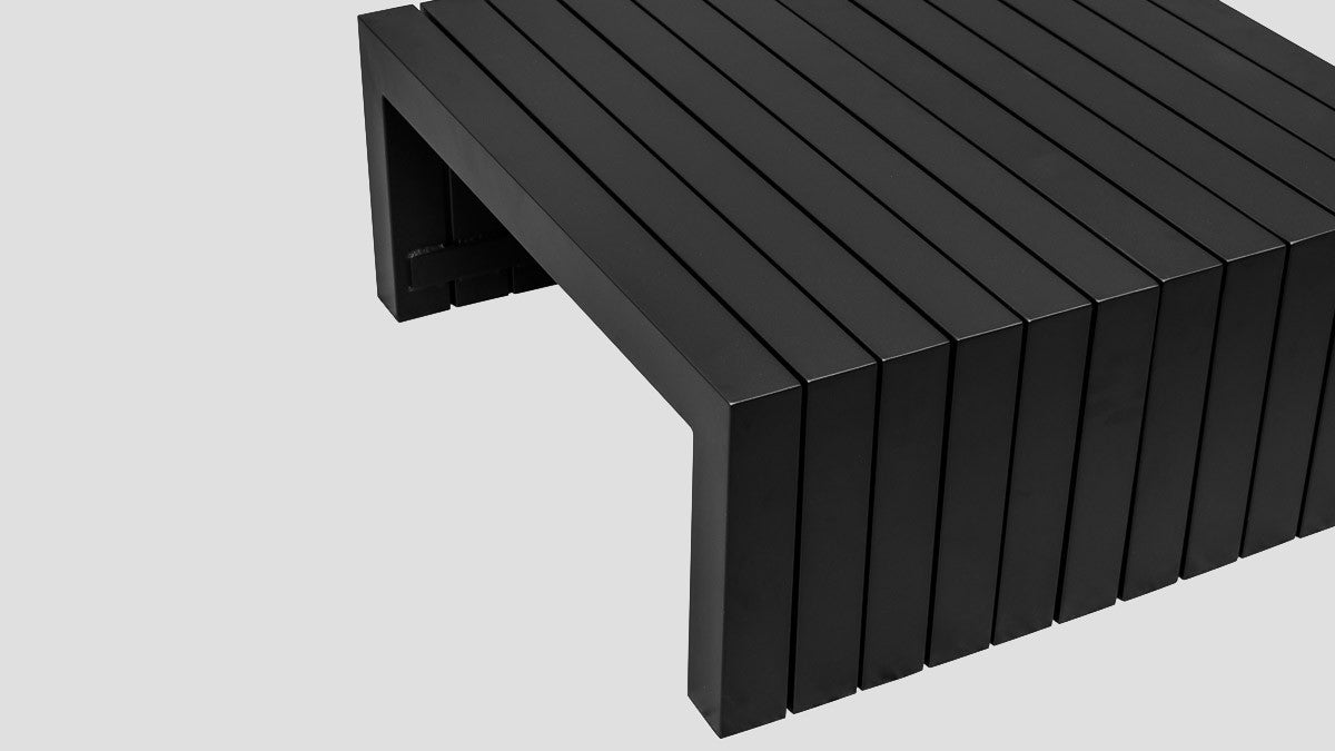 Matakana Coffee Table Black Closeup