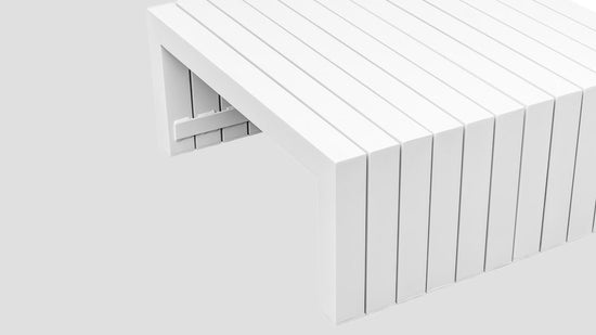 Matakana Coffee Table White Closeup