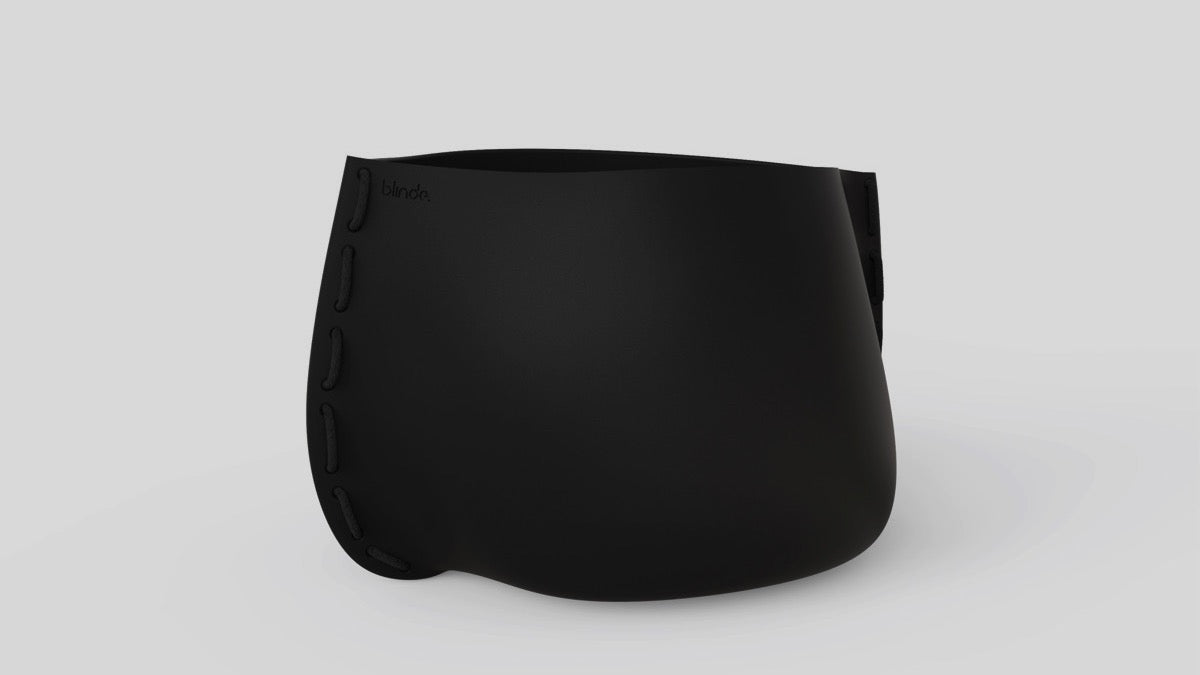 Stitch 100 Plant Pot Graphite Black