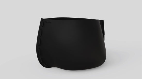 Stitch 100 Plant Pot Graphite Black