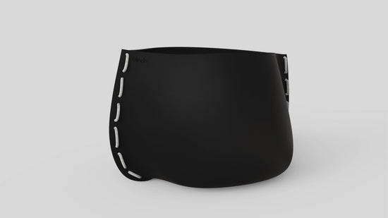 Stitch 100 Plant Pot Graphite White