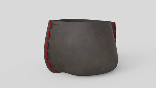 Stitch 100 Plant Pot Natural Red