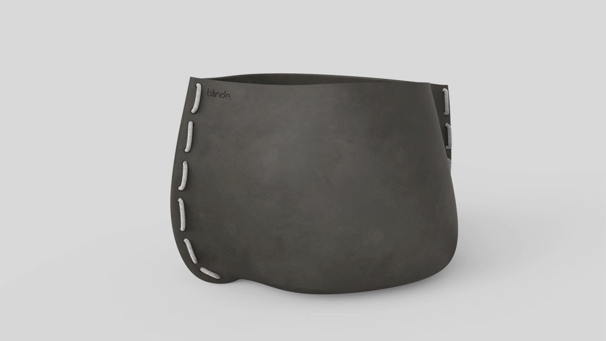 Stitch 100 Plant Pot Natural White