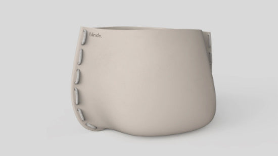 Stitch 125 Plant Pot Bone White