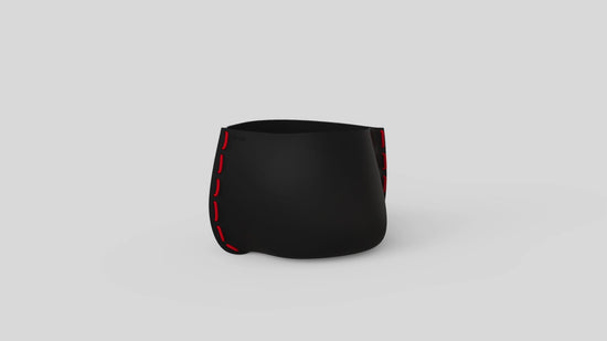 Stitch 25 Plant Pot Graphite Red