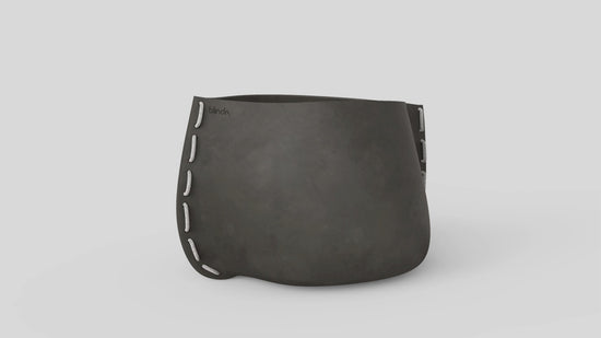 Stitch 75 Plant Pot Natural White