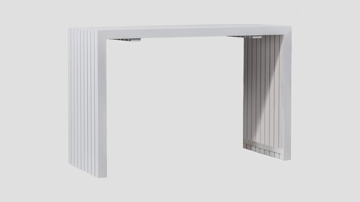 Viaduct Bar Table White