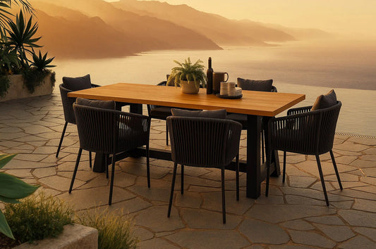 Outdoor table and chairs