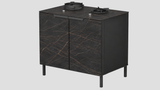 Q-Boo Stone 100 2 Burner Cabinet with Laurent Dekton