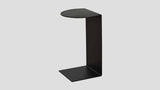 Aluminium Side Tray Black Vertical