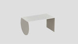 Aluminium Side Tray White Horizontal