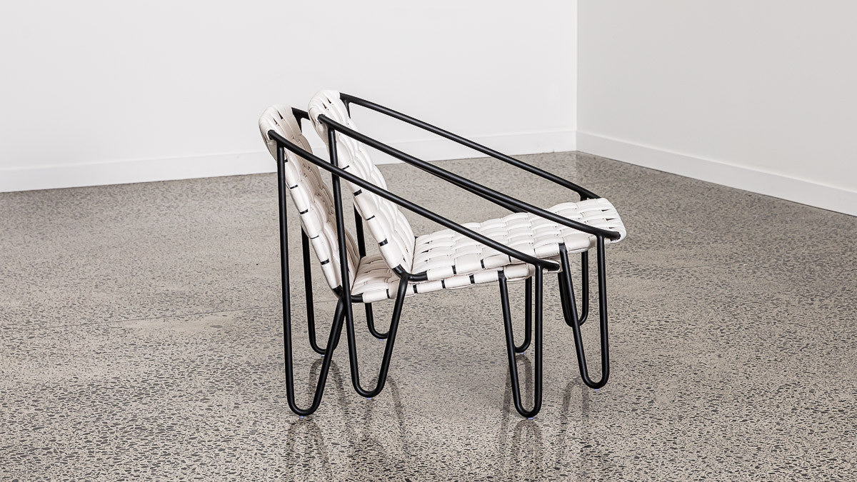 Outdoor Furniture NZ - Arrowtown Chair Marble Side Stacked