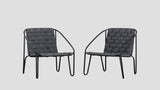 Arrowtown Chairs Black Sooty