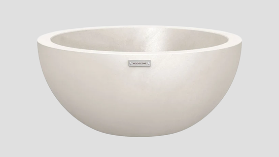 Barcelona 750 Bone Bowl Planter — outdoor planters from Design Concepts NZ