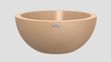 Barcelona 750 Tan Bowl Planter — outdoor planters from Design Concepts NZ