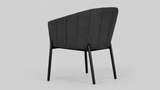 Bayswater Dining Chair Sooty - Back View - Outdoor Dining Chairs NZ