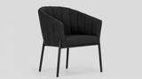 Bayswater Dining Chair Sooty - Front View - Outdoor Dining Chairs NZ
