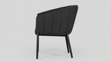 Bayswater Dining Chair Sooty - Side View - Outdoor Dining Chairs NZ