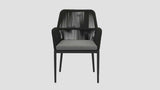 Belmont Dining Chair Black Front