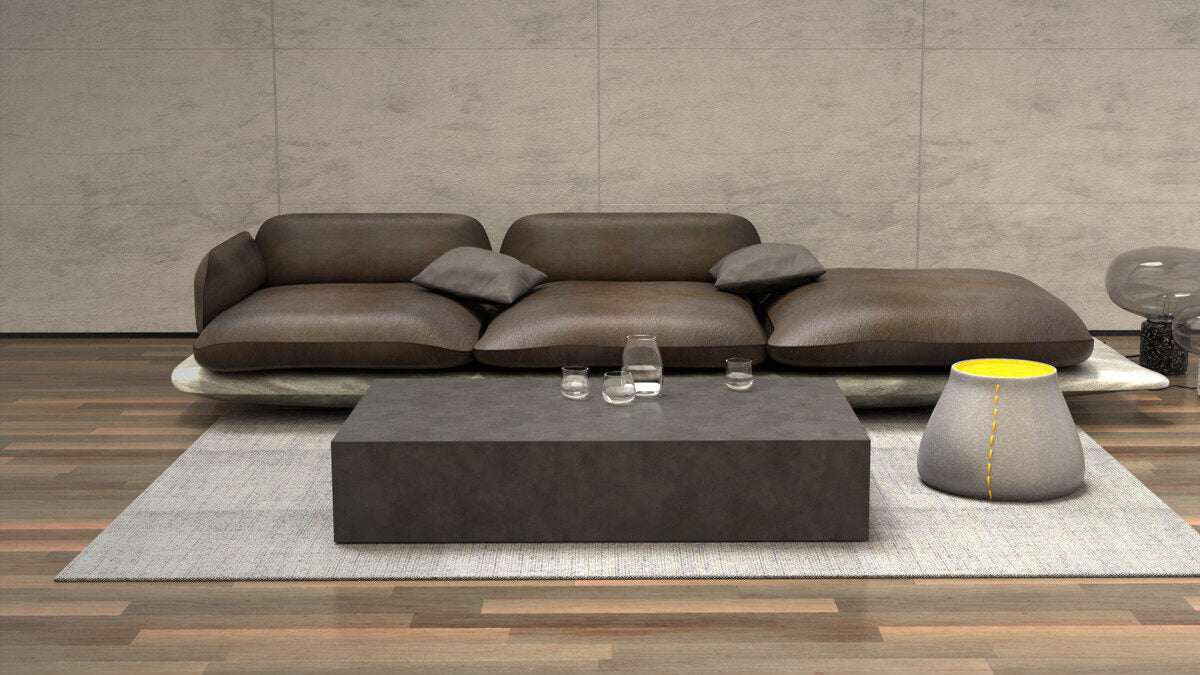 Outdoor Furniture NZ - Blinde Design Bloc L5 Coffee Table Natural Installed