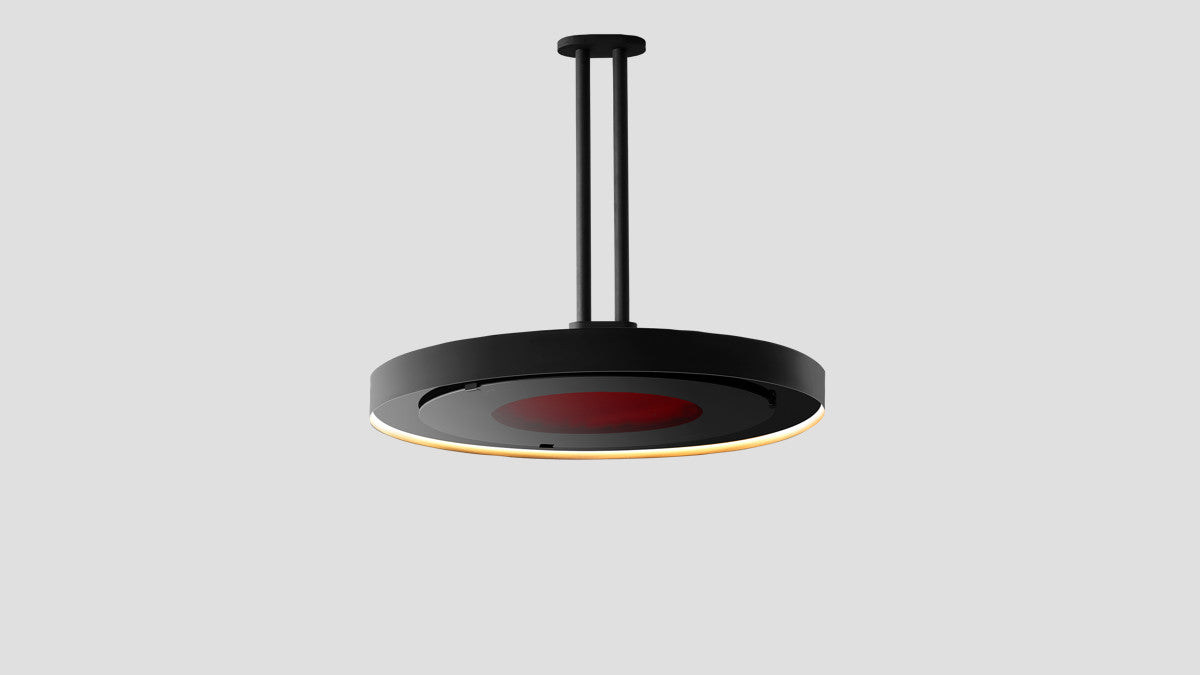 Bromic Eclipse Smart-heat Electric Heater On LED Twin Pole