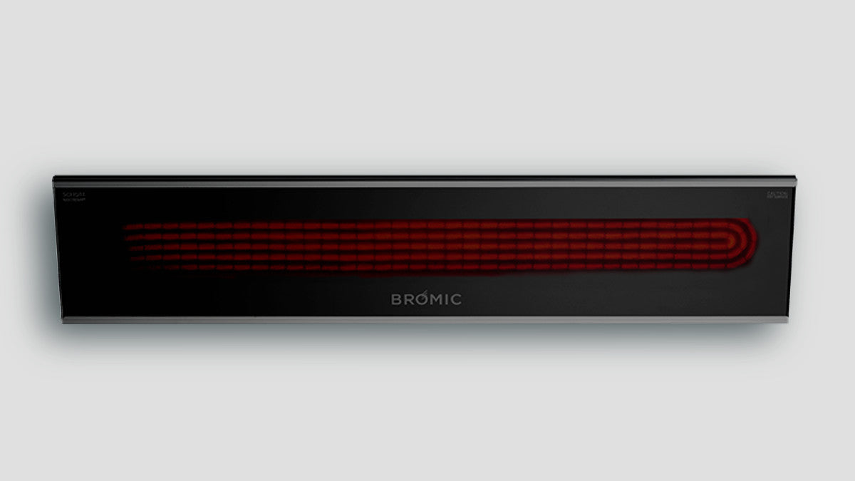 Bromic Platinum Smart-heat Electric Heater Black On