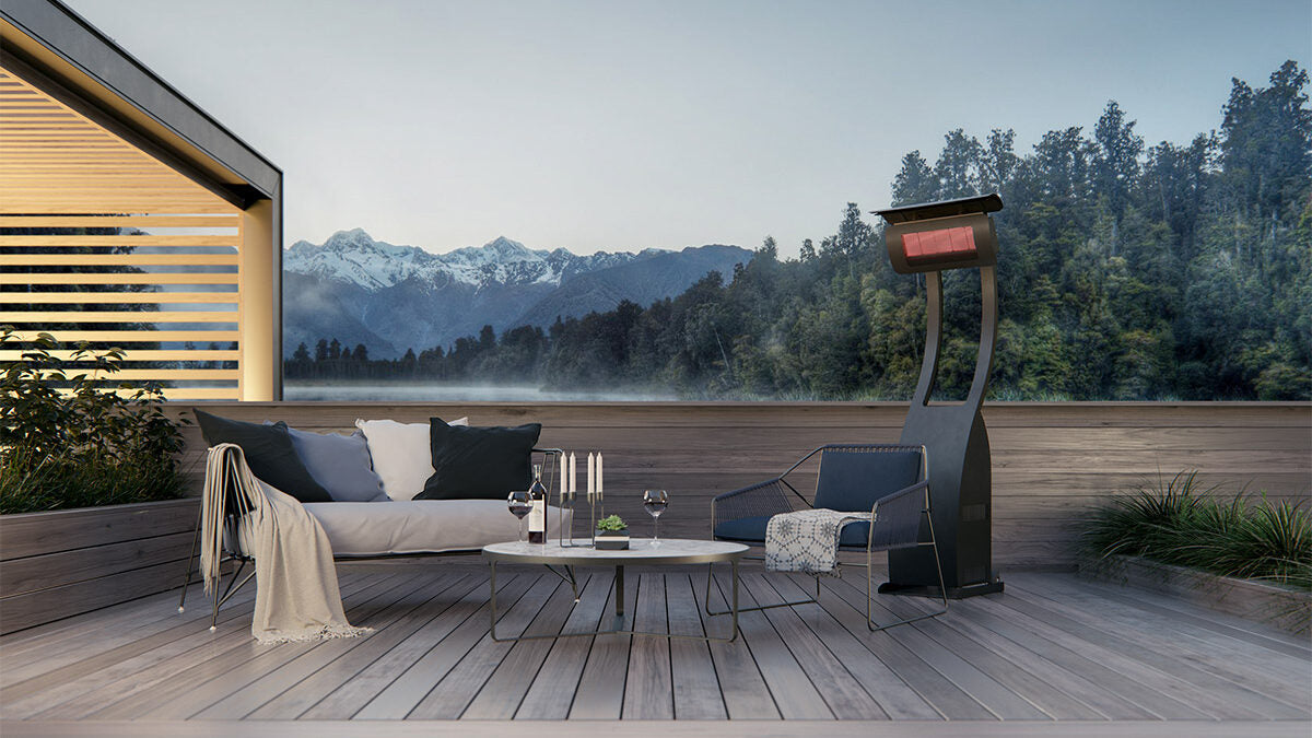 Outdoor Furniture NZ - Tungsten Portable Heater Shadow Residential