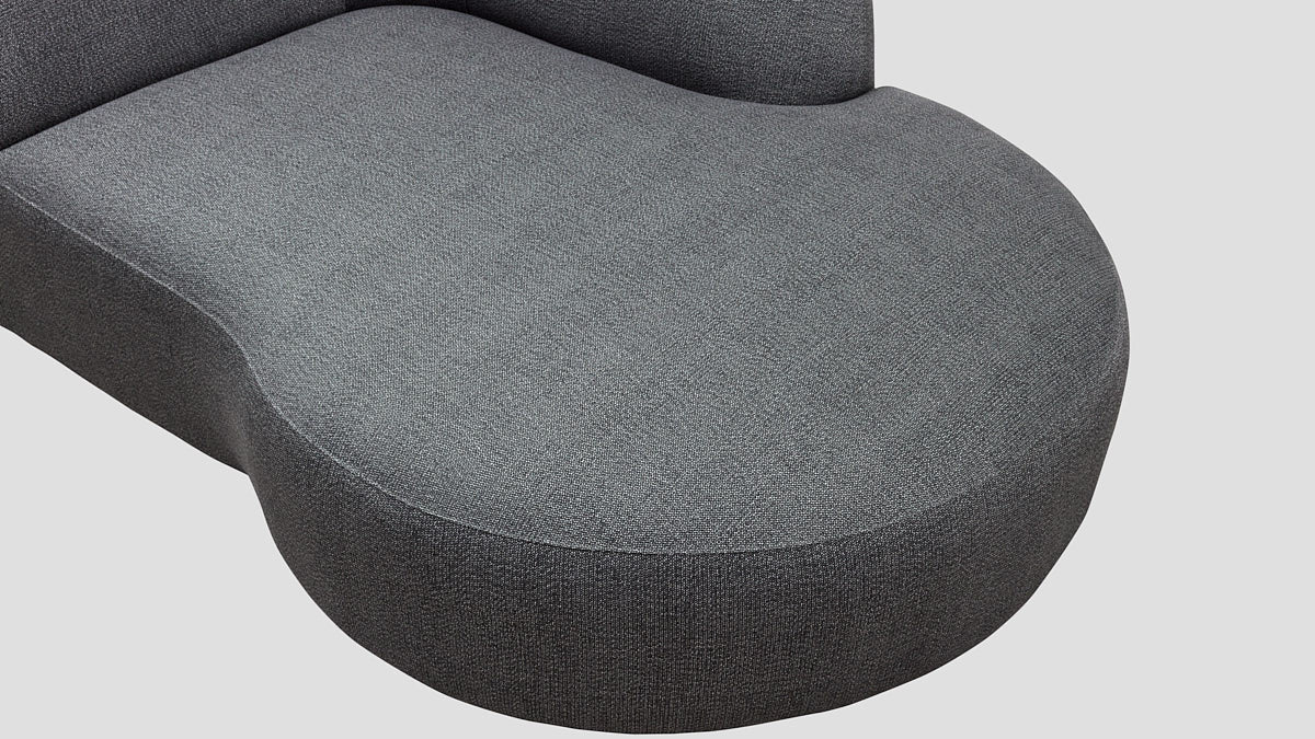 modular outdoor sofa section close-up detail