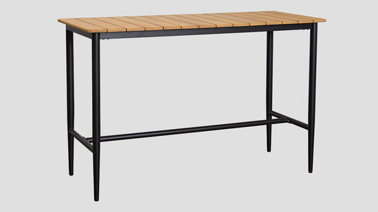 Cambridge Teak Bar Leaner