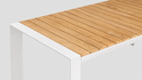 Avon Extension Table White Closeup