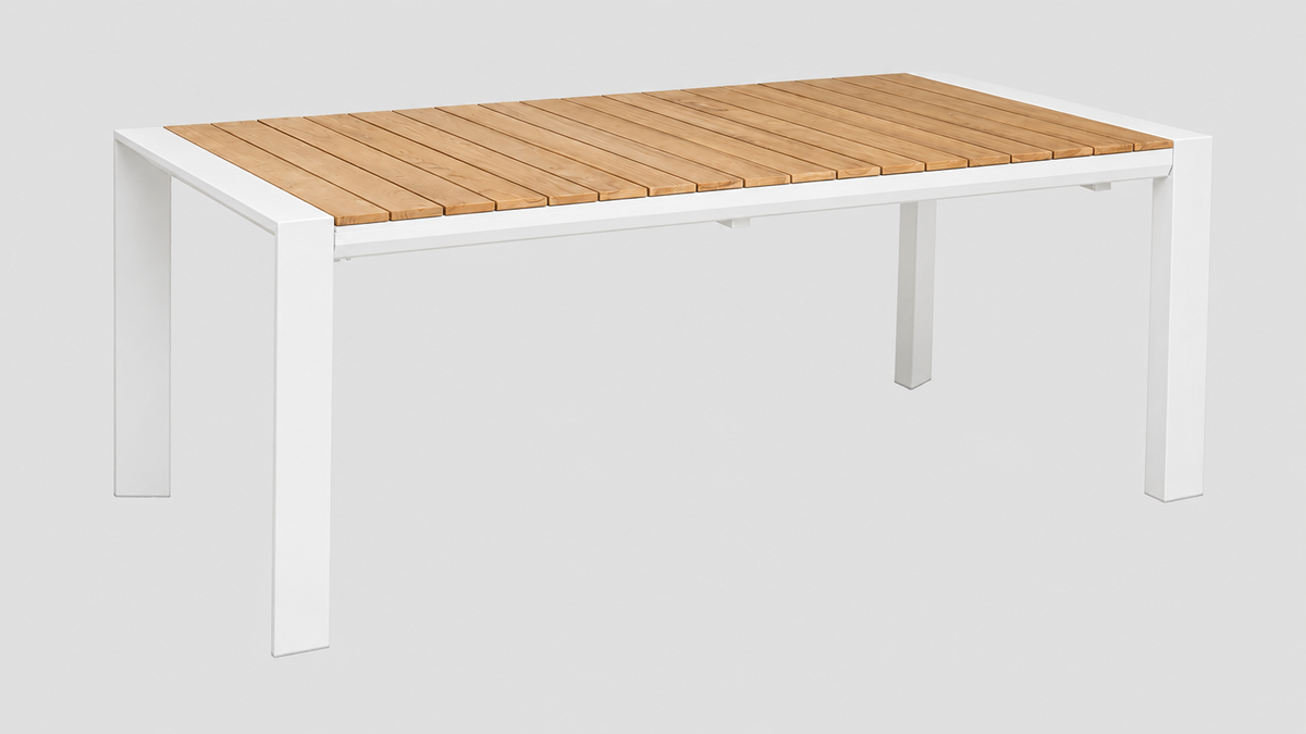 Avon Extension Table White Teak 200