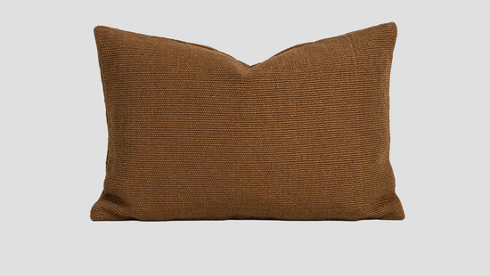 Clipper Outdoor Cushion — Tobacco recycled PET cushion, 600 × 400 mm