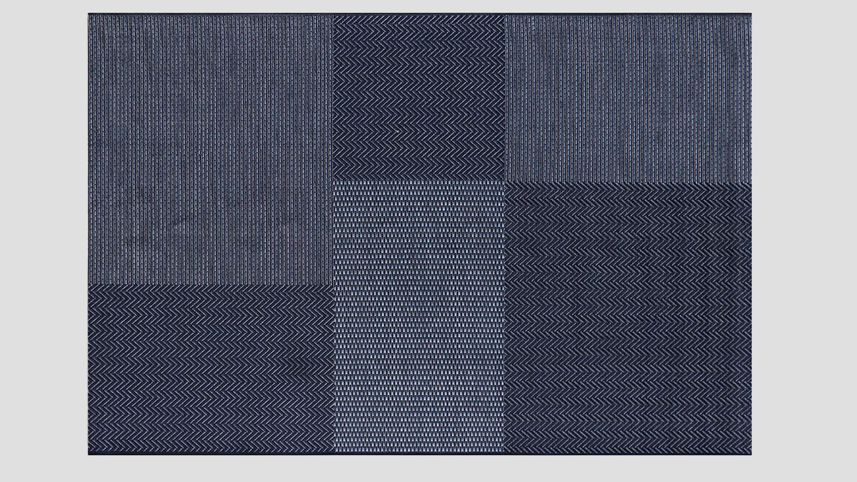 Collingwood Outdoor Rug in Navy colour