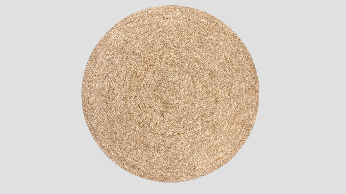 Corfu Outdoor Round Floor Rug in Sisal, 210cm diameter