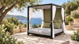 Coroglen Cabana in situ, 2000 x 2000 x 2100 mm