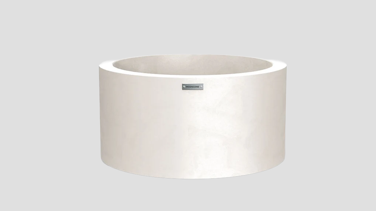 Cylindrus 350 Earth Bone, 700 x 700 x 350 mm