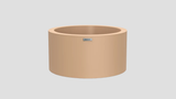 Cylindrus 350 Tan, 700 x 700 x 350 mm