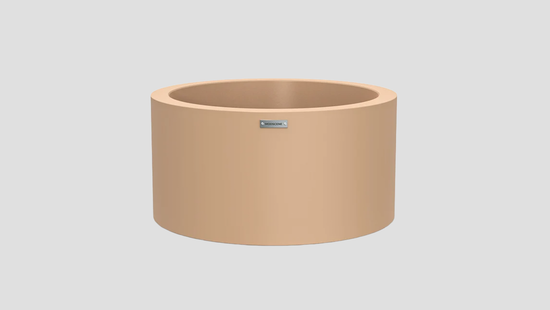Cylindrus 350 Tan, 700 x 700 x 350 mm