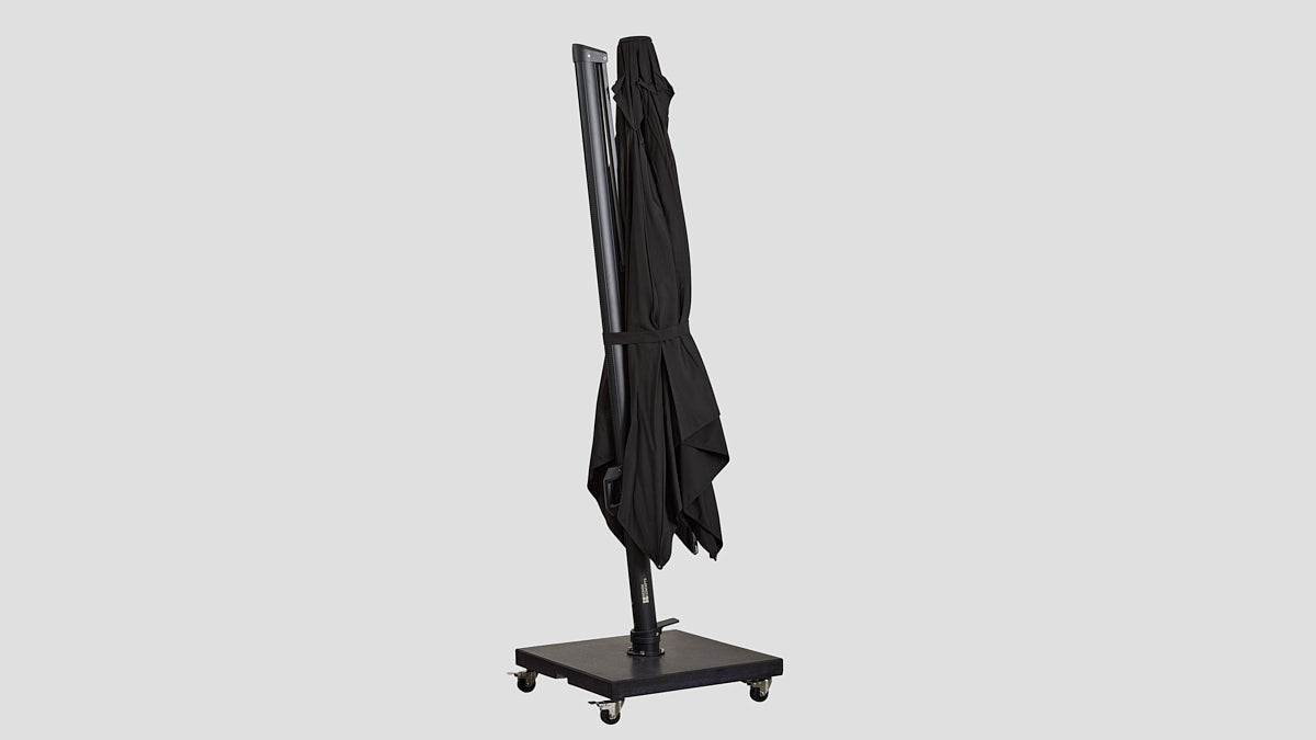 MALIBU CANTILEVER UMBRELLA – BLACK 3M