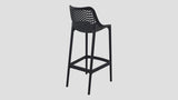 Epsom Bar Stool Black Angle