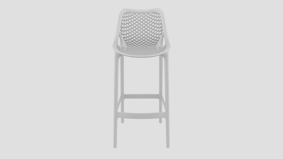 Epsom Bar Stool White Front