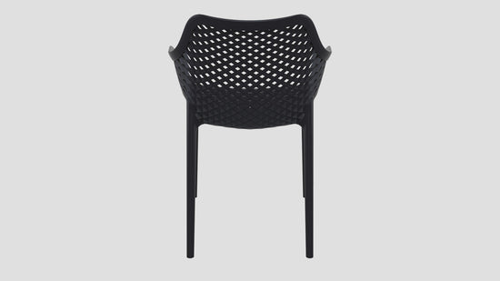 Epsom Dining Arm Chair Black Back