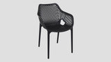 Epsom Dining Arm Chair Black