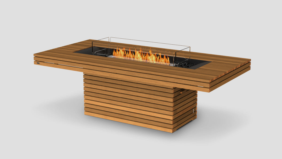 Gin 90 Dining Fireplace Teak