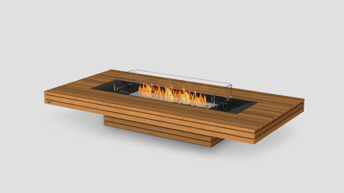 Gin 90 Low Fireplace Teak